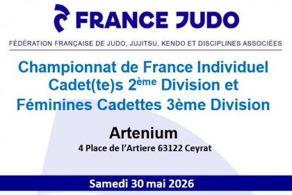 Championnats de France 2D et 3D à Ceyrat samedi 30 mai 2026