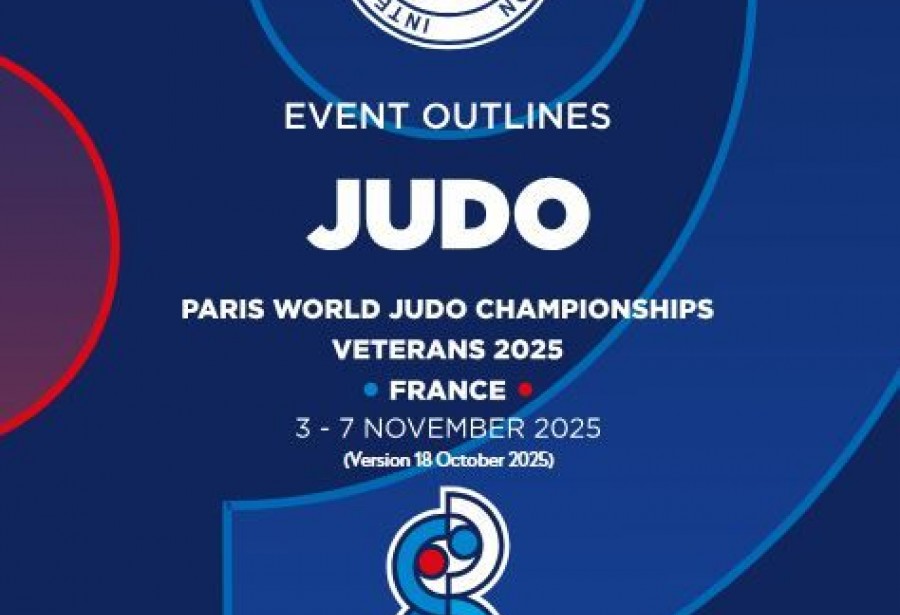 Championnats du monde Vétérans à l'Institut National de Judo à Paris du 3 au 7 novembre 2025