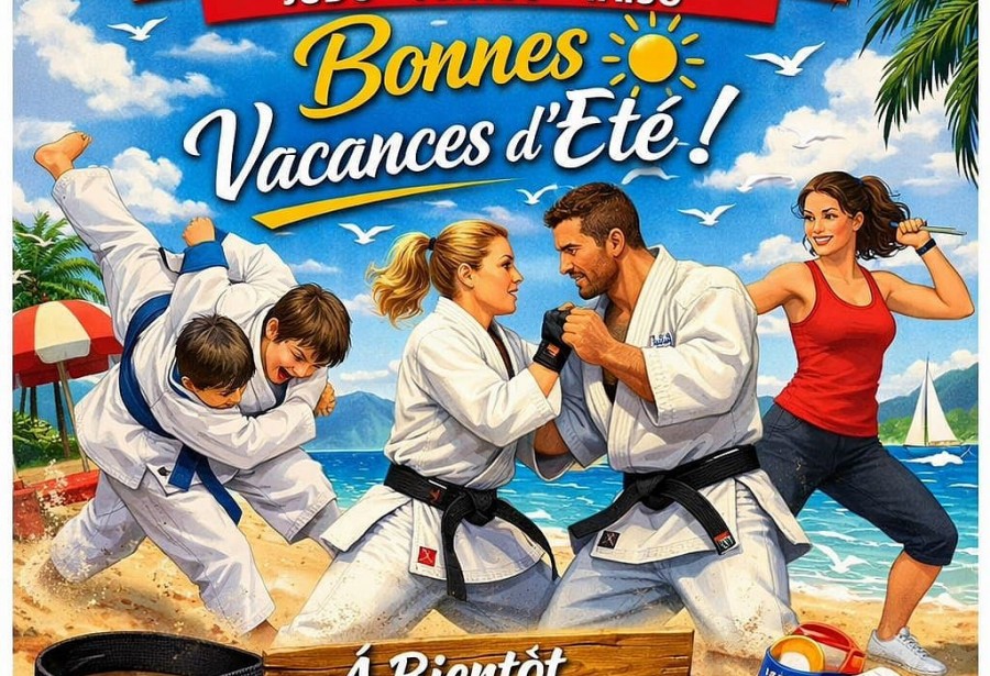 Le Ballan Judo Club vous souhaite de bonnes Vacances d’Été !