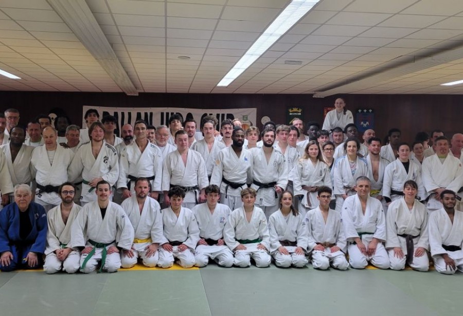 Entrainement départemental de judo